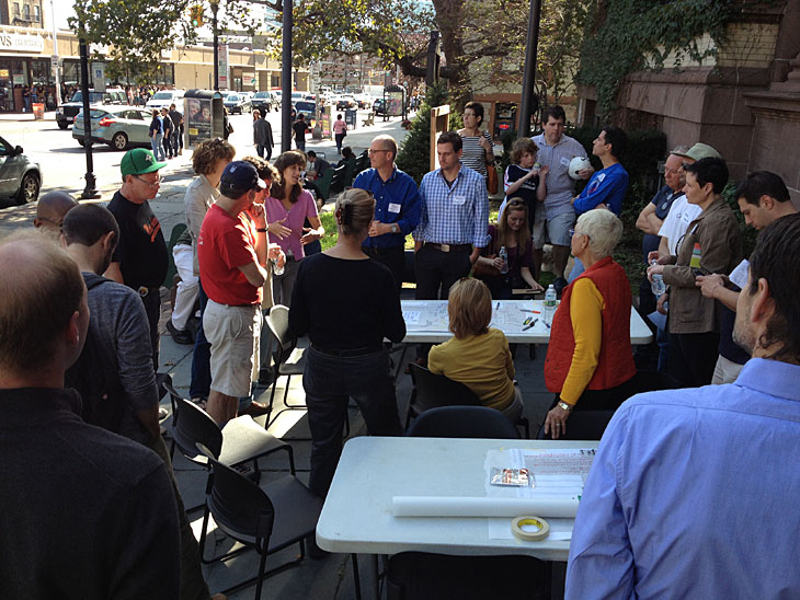 Photo: Hoboken community meeting, October 20, 2013.