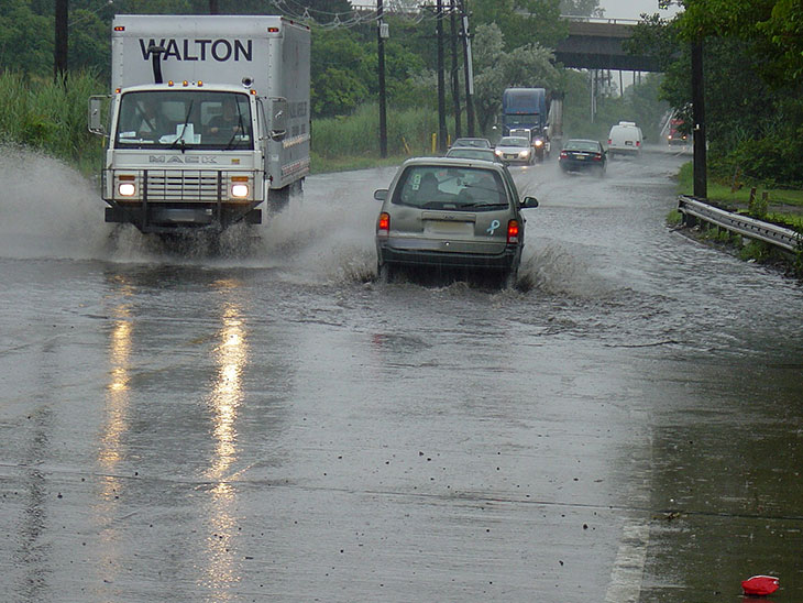 Photo: Flooding in the Meadowlands District, July 5, 2006.