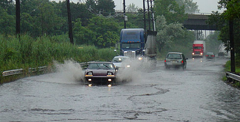 Photo of Flooding in the Meadowlands District, July 5, 2006.
