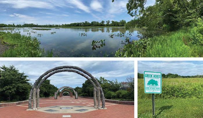 Image of an area in a park in Mercer County.