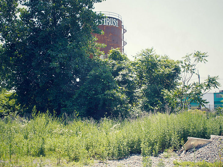 Photo: Liberty State Park Cement Plant (2012. Courtesy of Alisa Stanislaw).